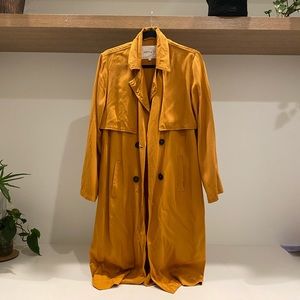 Thought Mustard Trench Coat